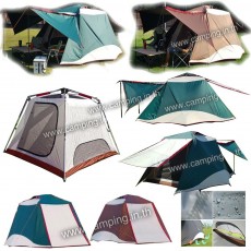 เต็นท์กางอัตโนมัติ Mocho Instant Cabin XL Tent มีระเบียงยื่นด้านหน้า-หลัง